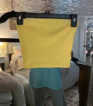 American Eagle Yellow Tube Top thumbnail 1