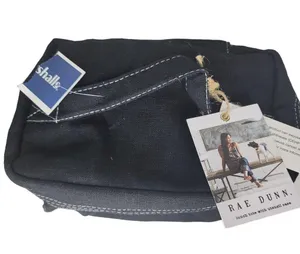 Rae Dunn NWT "Foodie" Lunch Tote With Utensil Case Insulated Adjustable Strap thumbnail 9