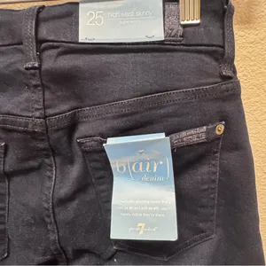 7 For All Mankind Blue‎ Skinny Fit Jeans thumbnail 4