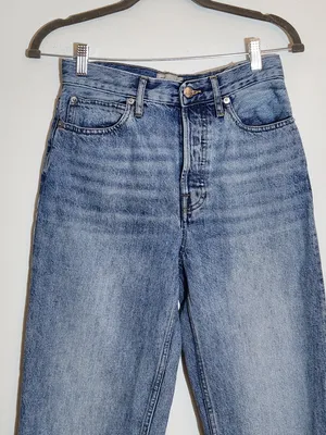 Everlane Womens Button-Fly 90s High Waist Jeans Size 27 thumbnail 2