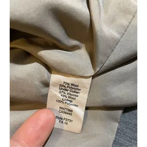 J. Crew Factory Women’s Lightweight Wool Blend Gray Suit Blazer F3731 size 2‎ thumbnail 4