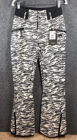 BURTON Womens XS Snowboard Snow Pants Marcy High Rise Pant‎ Zebra Camo, NWT $229 thumbnail 1