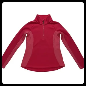 Columbia Full Zip Fleece Jacket Womens Medium Pink Full Zip Mock Neck Activewear thumbnail 6