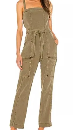 Free People Go West Utility Jumpsuit thumbnail 1