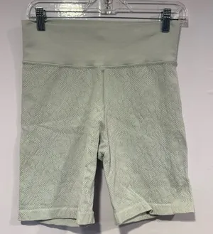 Light blue‎ floral aerie offline biker shorts thumbnail 1