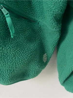 Free People FP Movement Hit The Slopes Fleece Jacket in Green Glow thumbnail 5