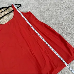 Nike Womens Bliss Luxe Training Dress Sleeveless Built in Short Tennis Orange 1X thumbnail 16
