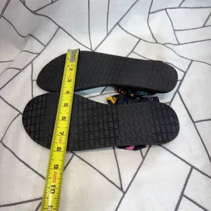 Sanuk Grateful Dead Yoga Sling 2 Sandals Size 7 Black Dancing Bears Print‎ thumbnail 7