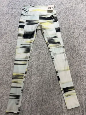DSG Womens Cold Weather Compression High-Rise Leggings Abstract Print‎ XS New thumbnail 1