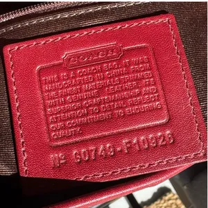 Cherry Red F10926 Y2K Soho Bag Signature little c Jacquard thumbnail 7
