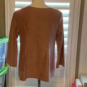 Motherhood Maternity Mauve V-Neck Blouse thumbnail 5