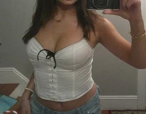 White Fox Corset Top thumbnail 1