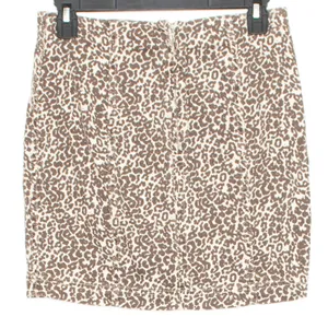 Free People Skirt Leopard Animal Y2K Mini Cottage Boho Safari Preppy Indie 6 thumbnail 2