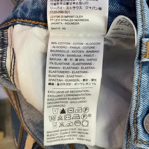 Levis Wedgie‎ Distressed Knee Jean in Blue Size 28 thumbnail 6