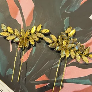 Jeweled Wedding hair Pins thumbnail 5