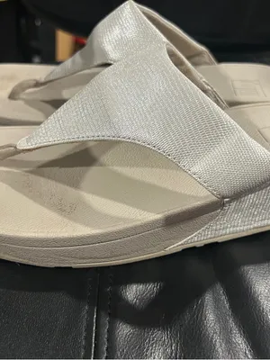 Women’s White Comfort Flip Flop Sandals - Cushioned Thong Style thumbnail 5