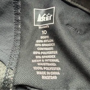 REI Venturi Hiking Shorts Women’s 10 Black Ripstop Stretch Trail Utility Outdoor thumbnail 7