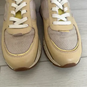 Madewell‎ Kickoff Trainers White Gray Suede Canvas Sneakers Women’s Sz 5 MWL thumbnail 3