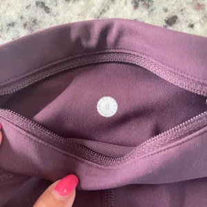 Lululemon Speed Up Tight 25 Womens 8 Purple Running Leggings Luxtreme Pockets thumbnail 7