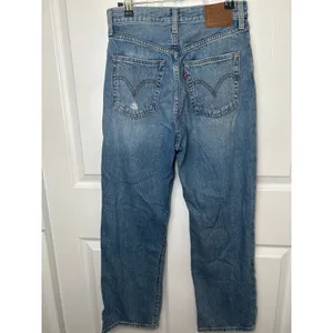 Levi's Ribcage Straight Ankle Women's High‎ Rise Jeans Light Wash 27 x27 thumbnail 7
