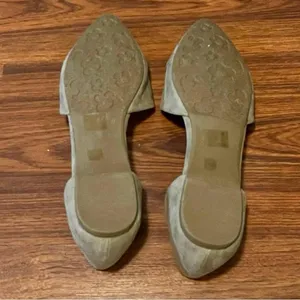 Laundry List Taupe Flats Faux Suede Size 7.5 thumbnail 5