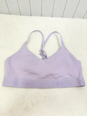 Nike Lavender Strappy Light Support Sports Bra Size S thumbnail 2