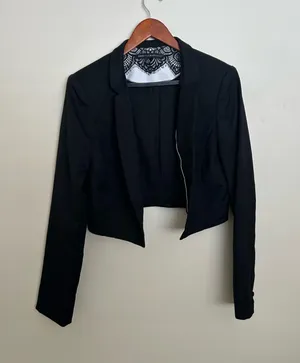 White House Black Market cropped blazer thumbnail 1