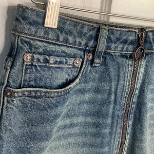 Free People We the Free Copper Blue Denim Mini Jean Skirt New w Tag W-924 Sz 27 thumbnail 6
