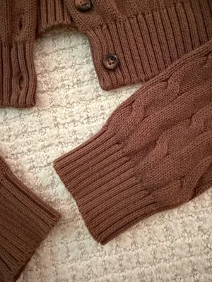 Brandy Melville Cable Knit Cardigan thumbnail 5