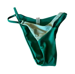 SHEIN Green String Bikini Bottom Size XS thumbnail 1