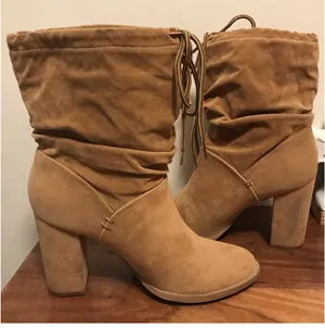 Slouchy bootie tan size 11 thumbnail 7