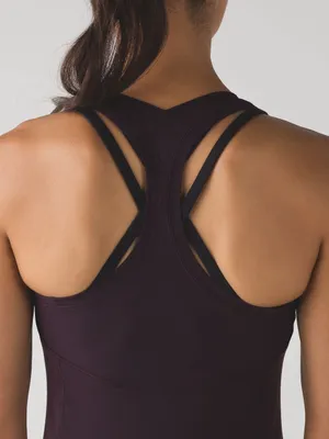 LULULEMON Cool Racerback II Deep Breath in Black Cherry Sz. 4 Small thumbnail 5