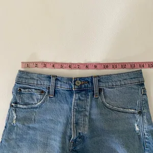 Abercrombie & Fitch Dad Shorts Size 27/4 High Rise Distressed Denim Cutoff thumbnail 5