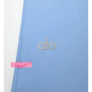 Alo Airbrush High-Waist Cinch Flare Legging Tile Blue Tie-Up Corset Lace Hi-Rise thumbnail 15