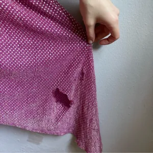 Ramy Brook Cutout Waist Metallic Polka Dot Lebron Gown Maxi‎ Dress Pink V-neck thumbnail 13