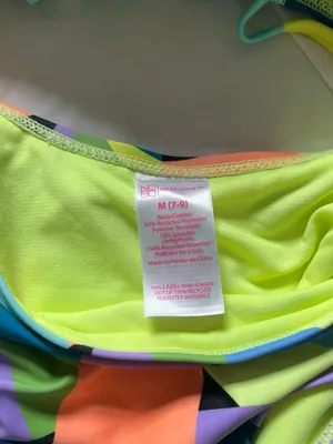 Multicolor Geometric Cutout One-Piece Swimsuit thumbnail 3