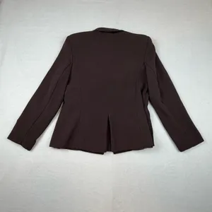 Koret Blazer Women Size 10 Brown 3-Button‎ Structured Office Professional thumbnail 7