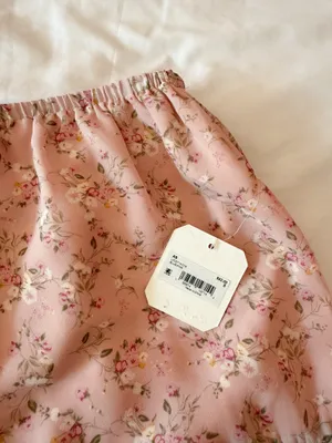 Altar’d State Blue And Pink Floral Ruffle Shorts Size Small thumbnail 3