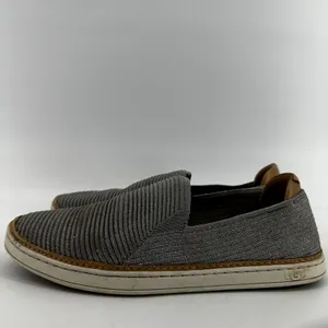 UGG Sammy Metallic Sneaker Slip On Rib Knit Hyper Weave Poron Insole Shimmer 9.5 thumbnail 4