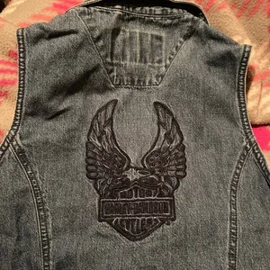 Harley Davidson Denim Vest med thumbnail 2