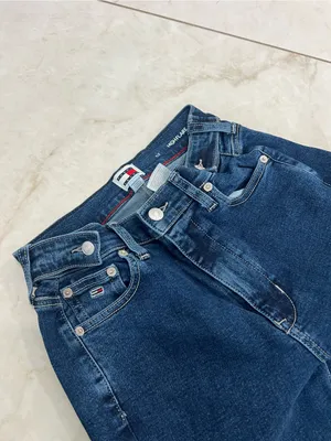 Tommy Hilfiger Blue Denim High Flare Y2K Jeans Size 28/32 thumbnail 3