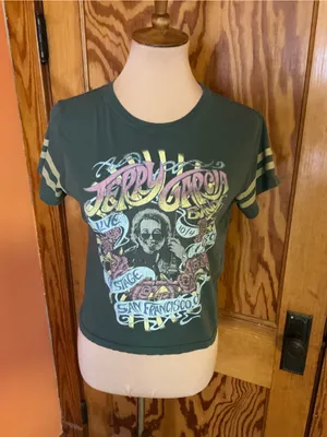 Grateful Dead Jerry Garcia Live 1986 San Francisco Graphic Tee Vintage Style Band T Shirt thumbnail 5