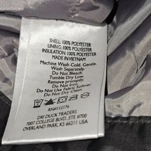 Dri Duck Womens Black‎ Solstice Thinsulate Lined Puffer Jacket Coat Small Black thumbnail 5