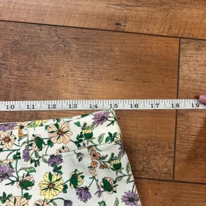 NWT LOFT Floral Linen Blend Mini Skirt Womens 4 Cottagecore Spring Summer A-Line thumbnail 6