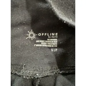 OFFLINE by Aerie Bike Shorts High‎ Rise Black Small thumbnail 4