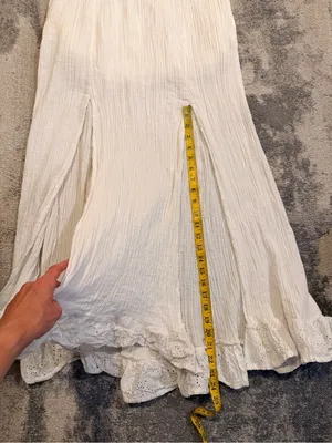 Women’s Cleo + Wolf Cotton Maxi Dress with Lace Hem thumbnail 11