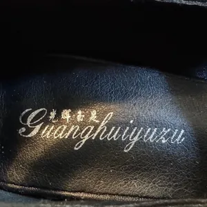 Guanghuiyuzu Black Pointed Toe Buckle Strappy Block Heels‎ Women's Size 35 thumbnail 4