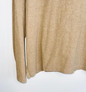 Disney Tan Embroidered Piglet & Eeyore Rib Turtleneck Sweater thumbnail 4