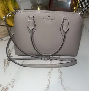 Kate Spade Purse Grey Leather thumbnail 1