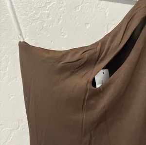 Windsor Brown One Shoulder Dress thumbnail 5